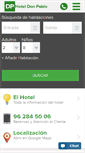 Mobile Screenshot of hoteldonpablogandia.com
